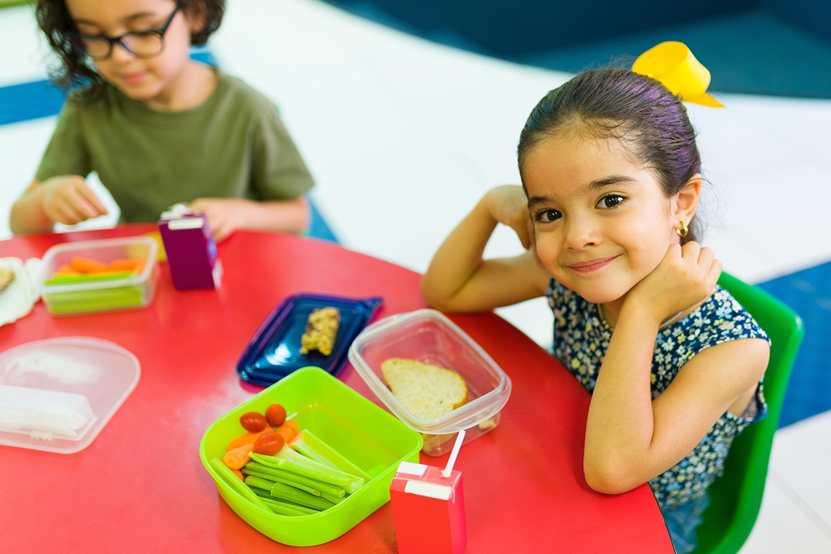 A Healthy Breakfast, Lunch, & Two Snacks Included In Tuition